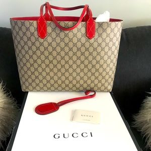 Gucci Reversible Leather Tote Medium